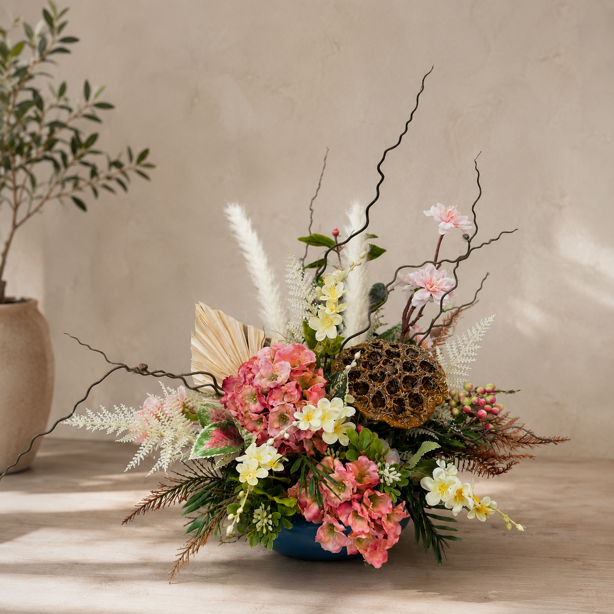 Blush and Birch Meadow Artificial – Petal Passion, Ammon ID