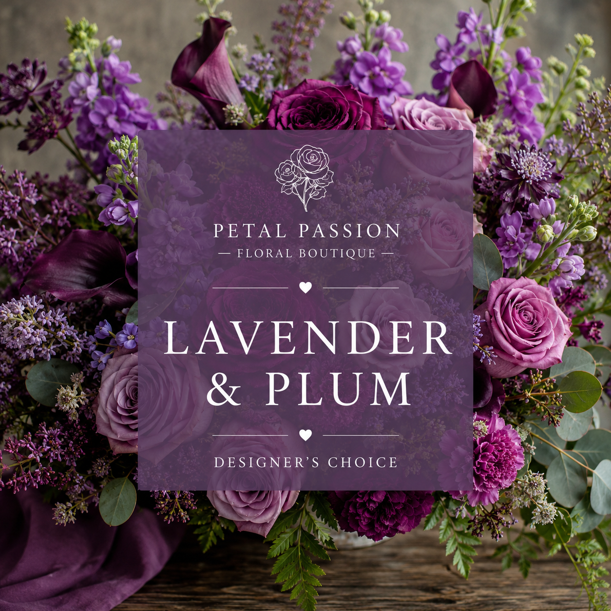 Designers Choice 3 "Lavender, Purples & Plum" – Petal Passion, Ammon ID