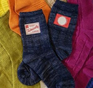 Blue Q Tag Socks – Petal Passion, Ammon ID