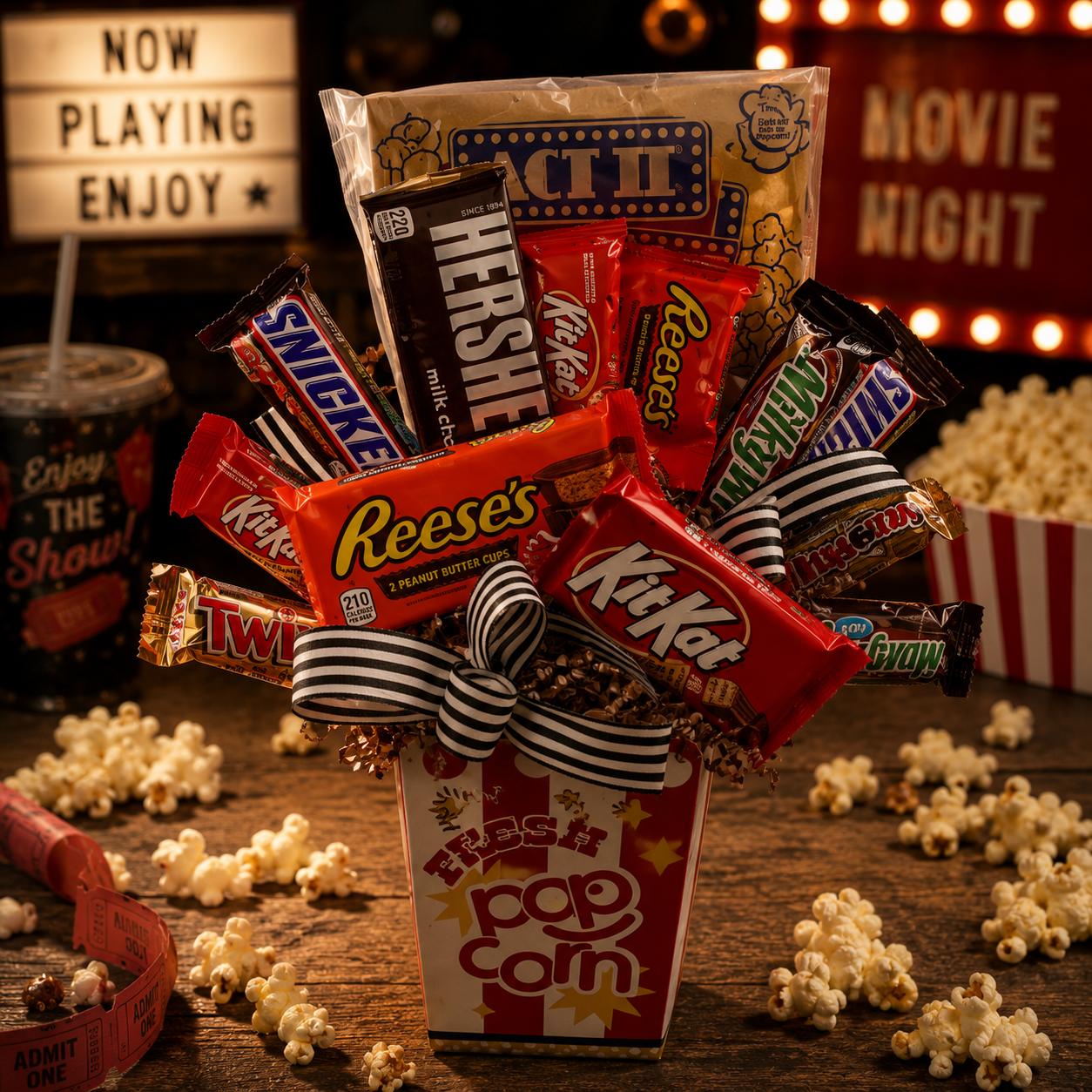Movie Night Munch Bouquet – Petal Passion, Ammon ID