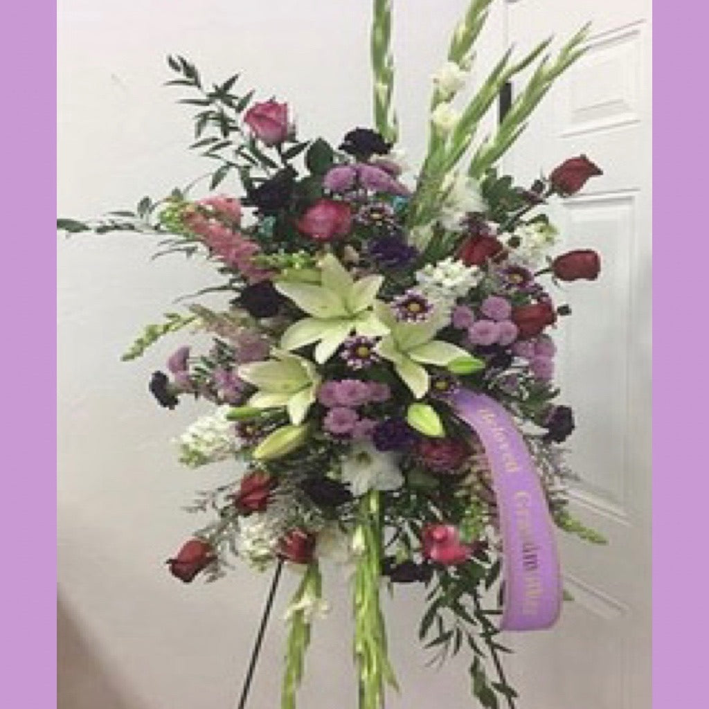 Graceful Remembrance Standing Spray