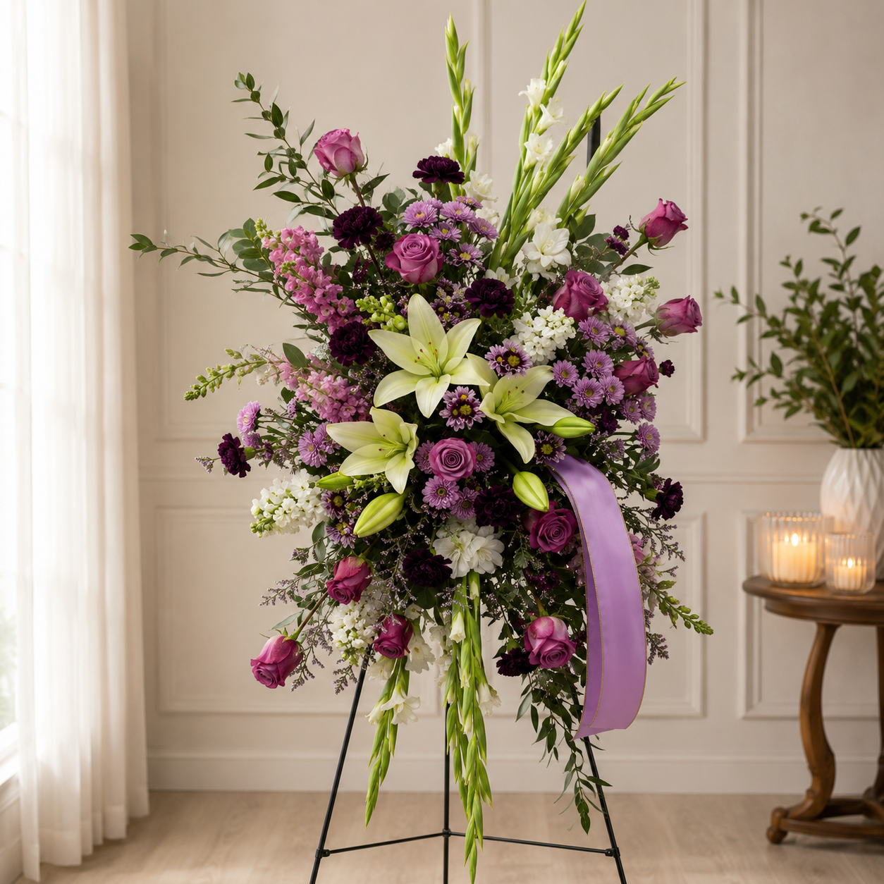 Graceful Remembrance Standing Spray