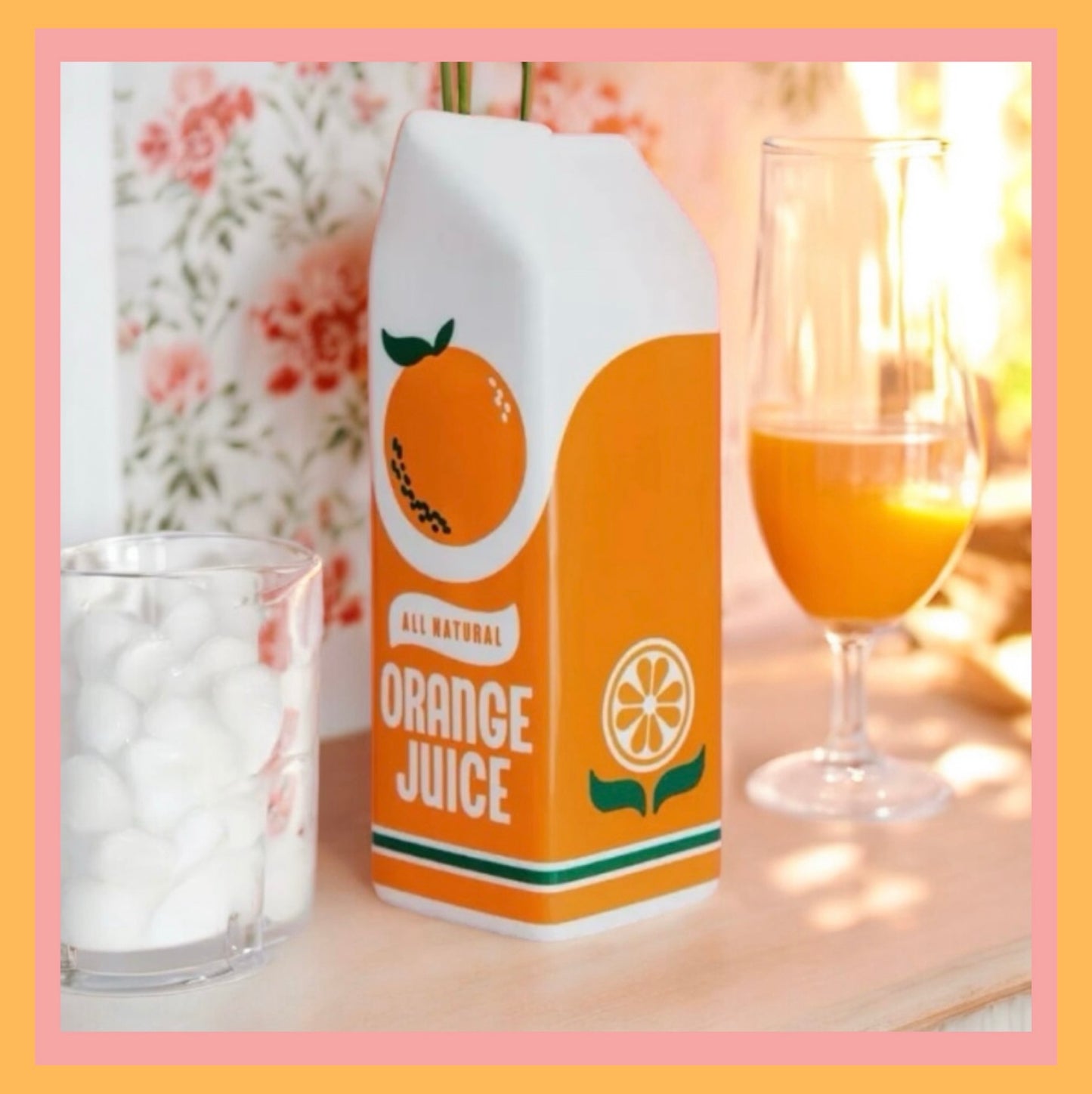 Rise and Shine! Orange Juice Vase – Petal Passion, Ammon ID
