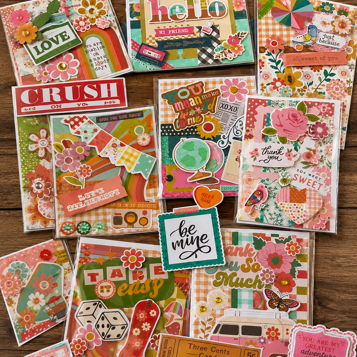 Retro Custom Cards – Petal Passion, Ammon ID