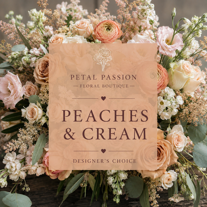 Designer Choice 1 "Peaches & Creams" –  Petal Passion, Ammon ID