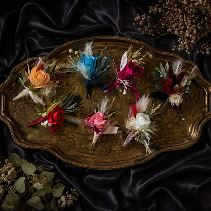 Freeze dried/preserved boutonnières for weddings/prom –  Petal Passion, Ammon ID