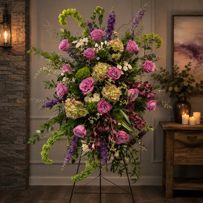 Feminine Large Easel –  Petal Passion, Ammon ID
