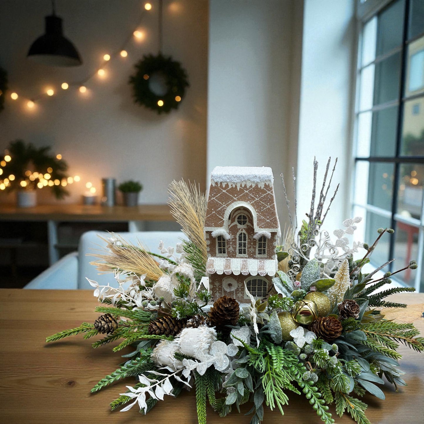 Artificial Gingerbread Cottage