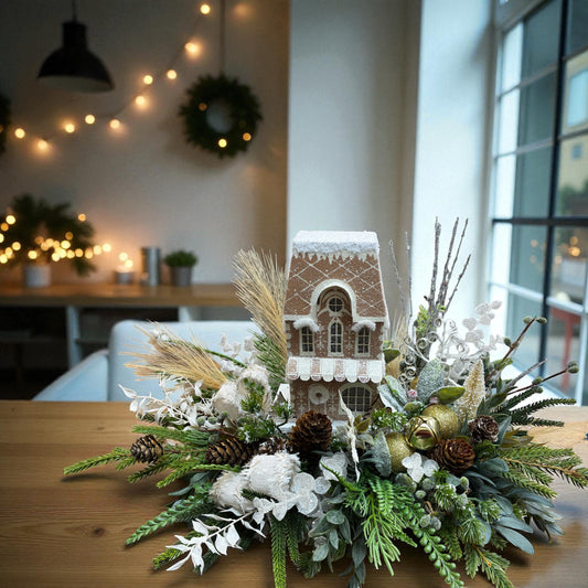 Artificial Gingerbread Cottage