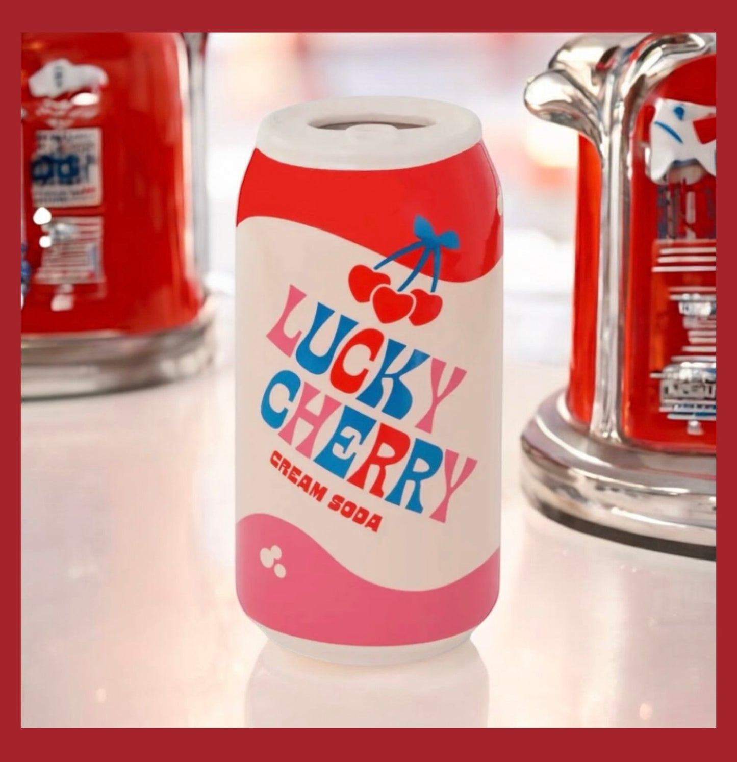 Lucky Cherry Cream Soda Vase