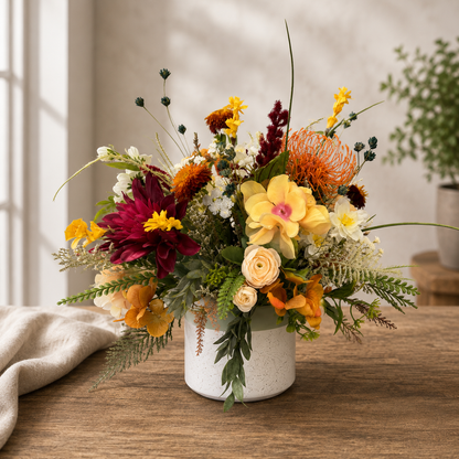 Golden Hour Artificial Arrangement –  Petal Passion, Ammon ID