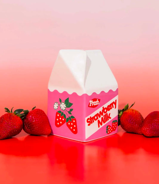 Strawberry Milk Vase