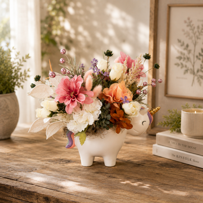 Whimsical Unicorn ARTIFICIAL Bouquet  –  Petal Passion, Ammon ID